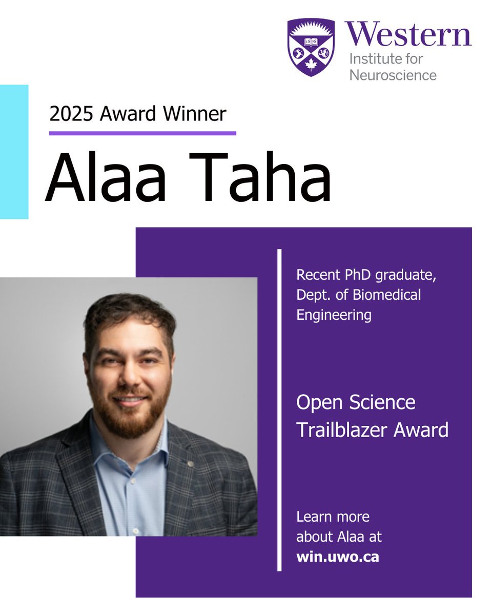 westernuWIN (@westernuwin) on Twitter photo Congratulations to the winners of the 2025 <a href="/WesternuWIN/">westernuWIN</a> Open Science Awards! đź§
These awards are distributed annually to three WIN trainees that exemplify and engage in Open Science practices.
Learn more about each of our winners at the link here: win.uwo.ca/open_science_a… Congratulations to the winners of the 2025 <a href="/WesternuWIN/">westernuWIN</a> Open Science Awards! đź§
These awards are distributed annually to three WIN trainees that exemplify and engage in Open Science practices.
Learn more about each of our winners at the link here: win.uwo.ca/open_science_a…