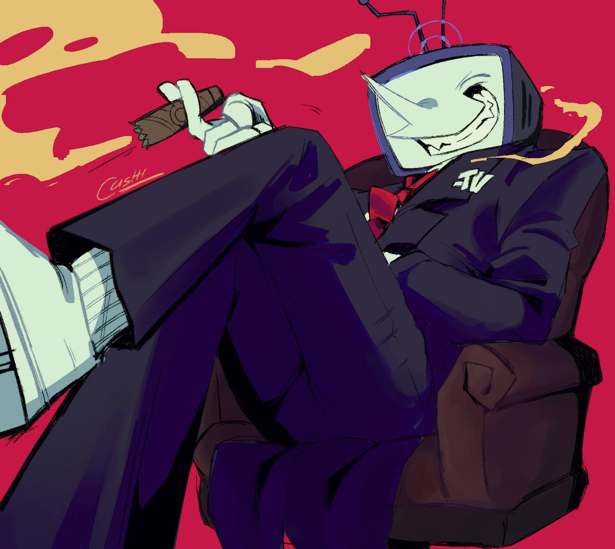 he's been clinging in my brain #defernull #deltarune #tenna