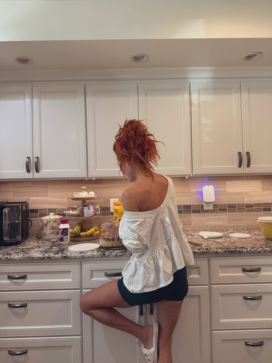 Two days after surgery and she’s making sure I have a Birthday dessert…Red is quite the lady. <a href="/DakotaBlushing/">Blushing Dakota</a>