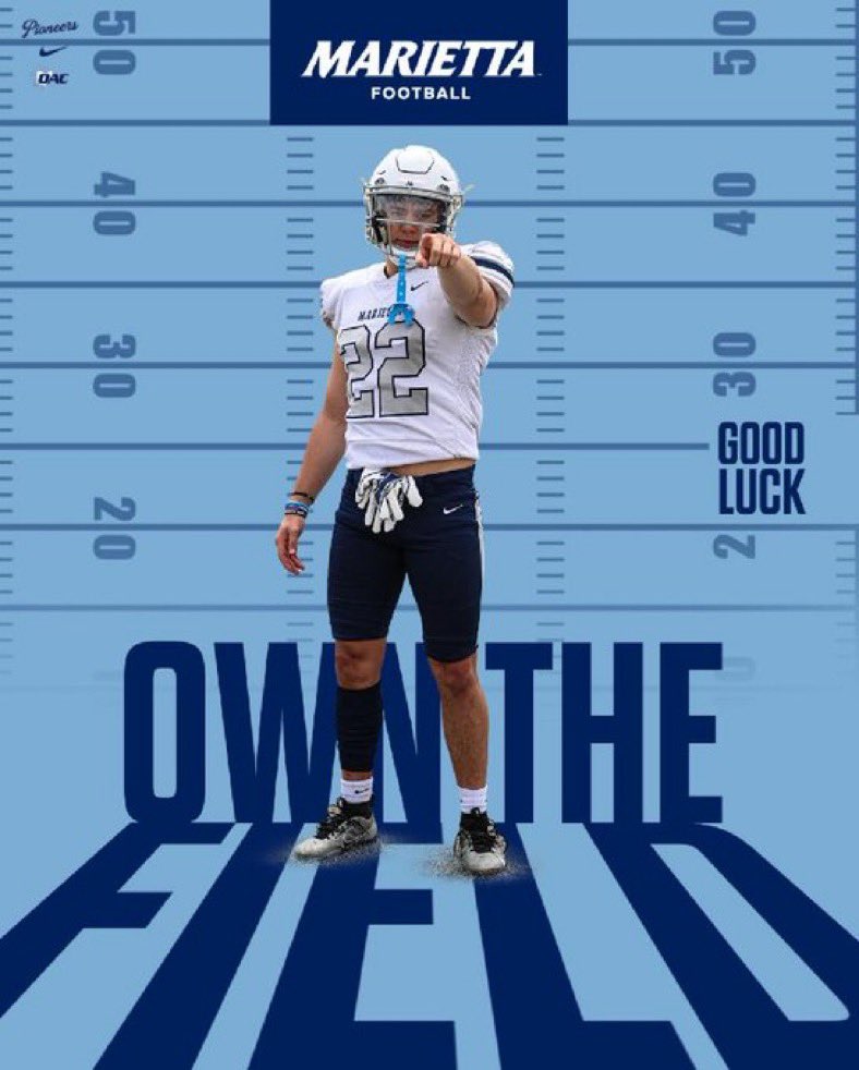 Thank you to <a href="/CoachHinkleMC/">Thomas Hinkle</a> and the staff at Marietta wishing me good luck to my season and more importantly the scrimmage tonight!