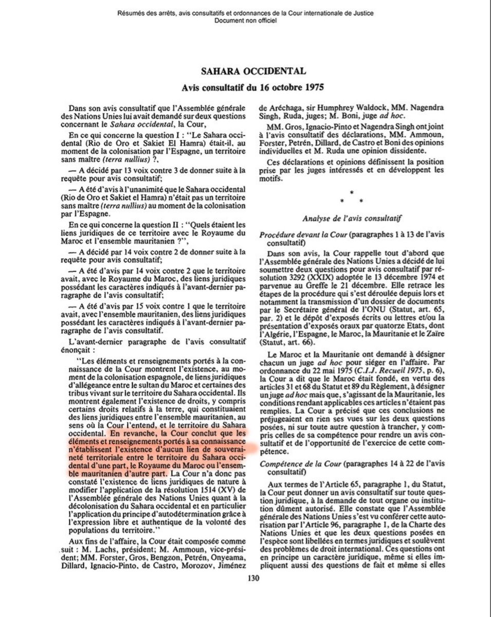 Chère <a href="/RimaHas/">Rima Hassan</a> Je sais que certains intérêts électoraux t’ont peut-être poussée dans les bras du principal allié d’Israël dans le monde arabe, le Maroc. Mais cela ne signifie pas que tu puisses manquer à la vérité. Il te suffit de lire l’arrêt ORIGINAL de la CIJ, qui dit