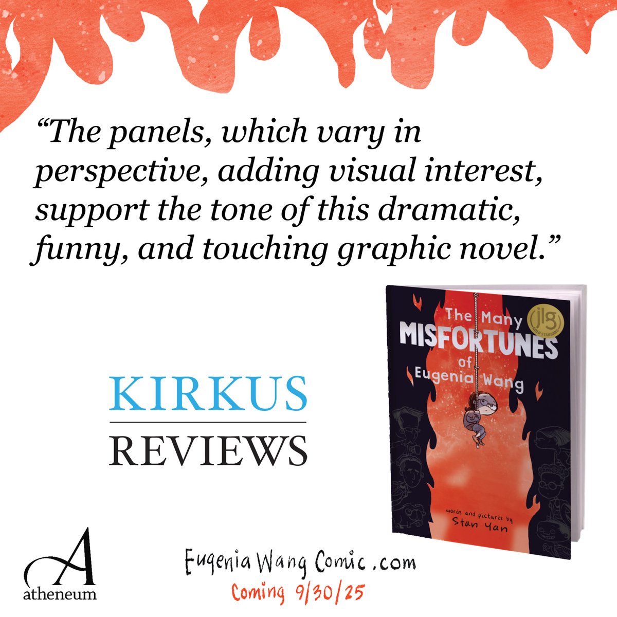 zombicatures's tweet image. I was convinced that there were more quotable parts of my #kirkus review for my upcoming #graphicnovel so I made another graphic for it! See the full review at kirkusreviews.com/book-reviews/s…

@SimonKIDS
@TheTobiasAgency