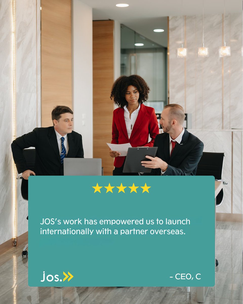 TheJosStudios's tweet image. Client feedback:
“JOS’ work has empowered us to launch internationally with a partner overseas.”

Smart marketing builds long-term impact.

Learn more → josephstudios.net

#ClientResults #DigitalMarketingSupport #ContentExecution #MarketingStrategy