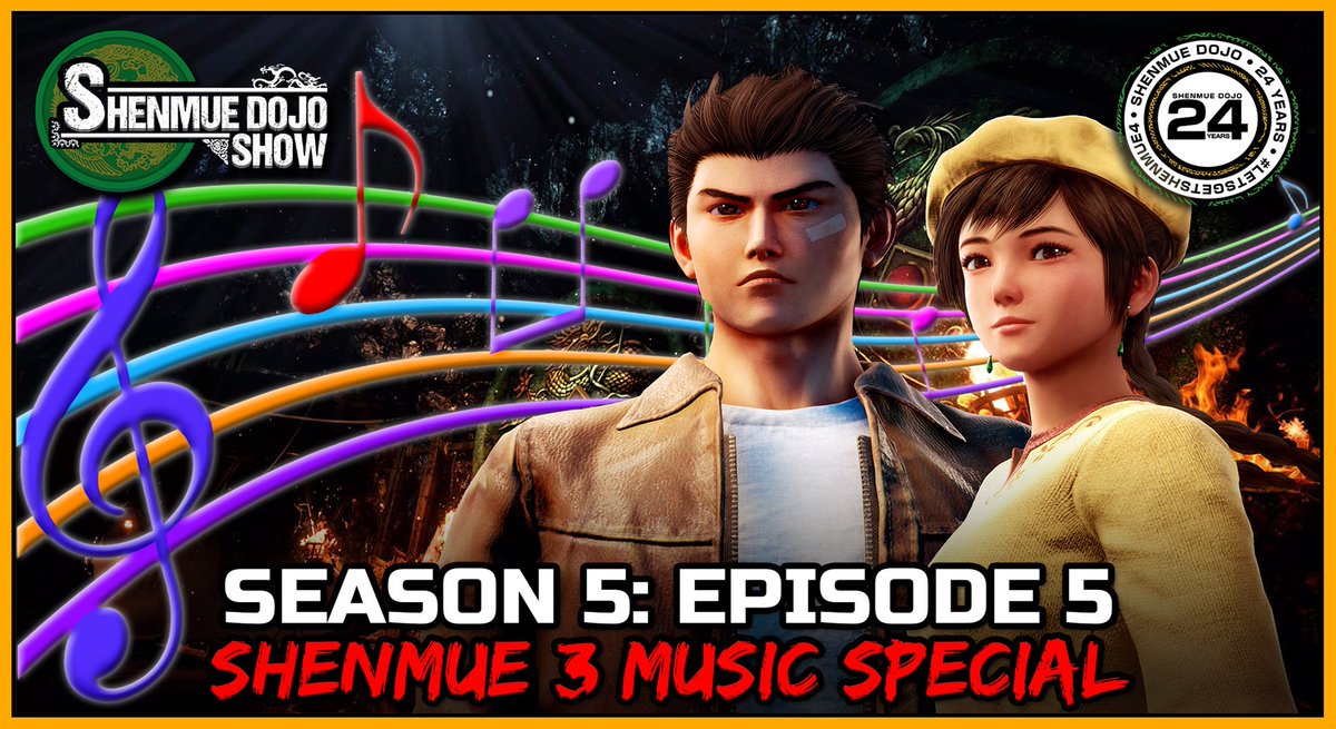 TONIGHT! 🎙️

To celebrate the fantastic news of <a href="/ININ_Games/">ININ Games</a> Shenmue 3 Enhanced, join us on a musical extravaganza as we share 12 of our favourite Bailu &amp; Niaowu pieces along with a community vote for best mini game music.

YouTube Premiere live from 8pm BST!
📺