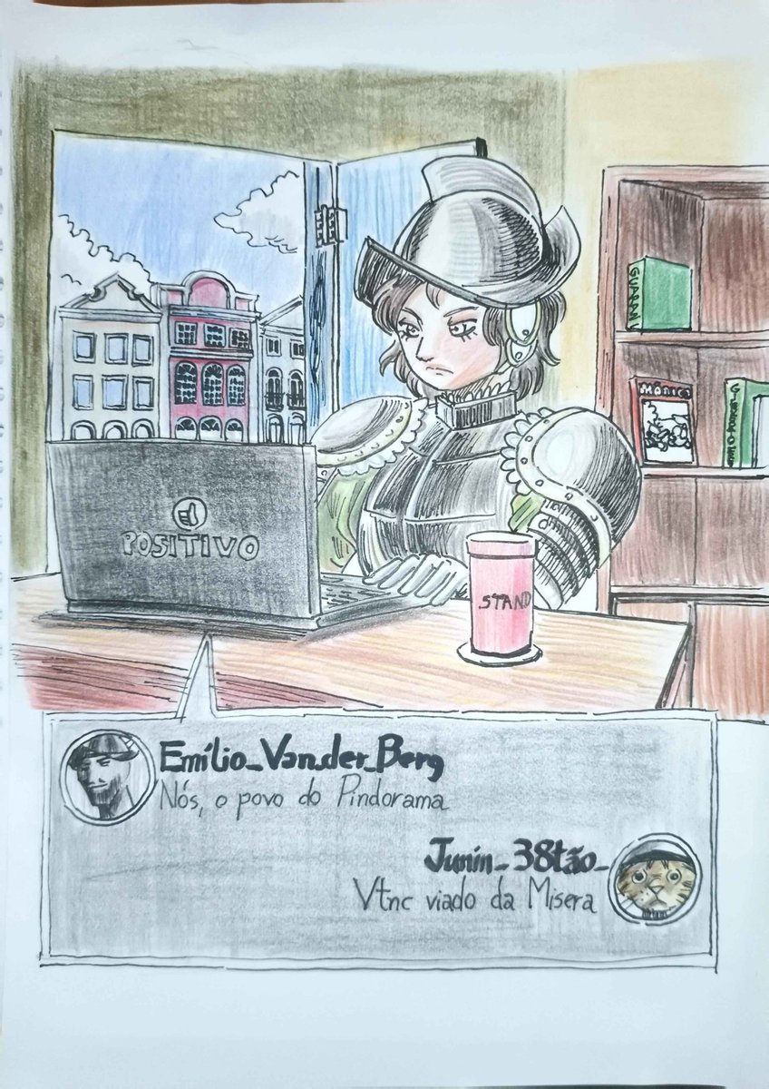 Traded art with a friend. Since he doesn't have a account here, i'll post both of them.