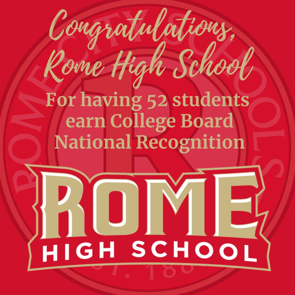 Several Rome High students receive College Board National Recognition rcs.rome.ga.us/o/rcs/article/…