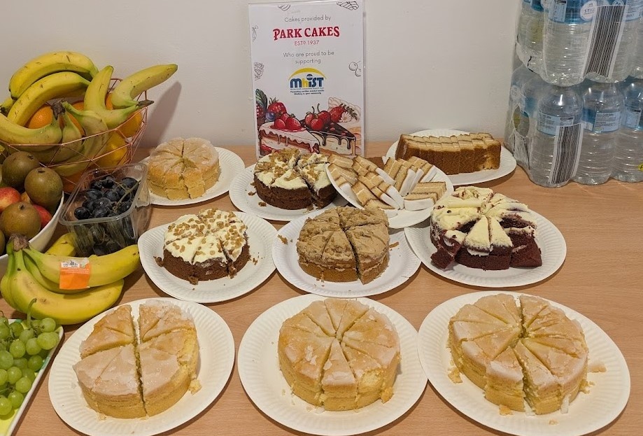 We’re proud to be recognised among Park Cakes valued community partners

Not only are we grateful to be part of their community network, but we’d also like to give a special thank you to Park Cakes for generously providing cakes for our Healthier Together event on 11th June 2025