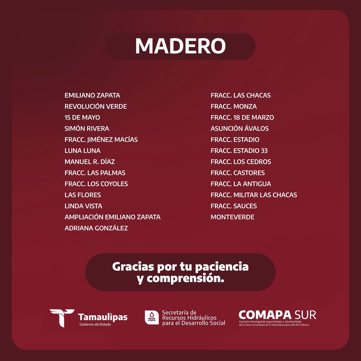 Comapa Sur tweet media