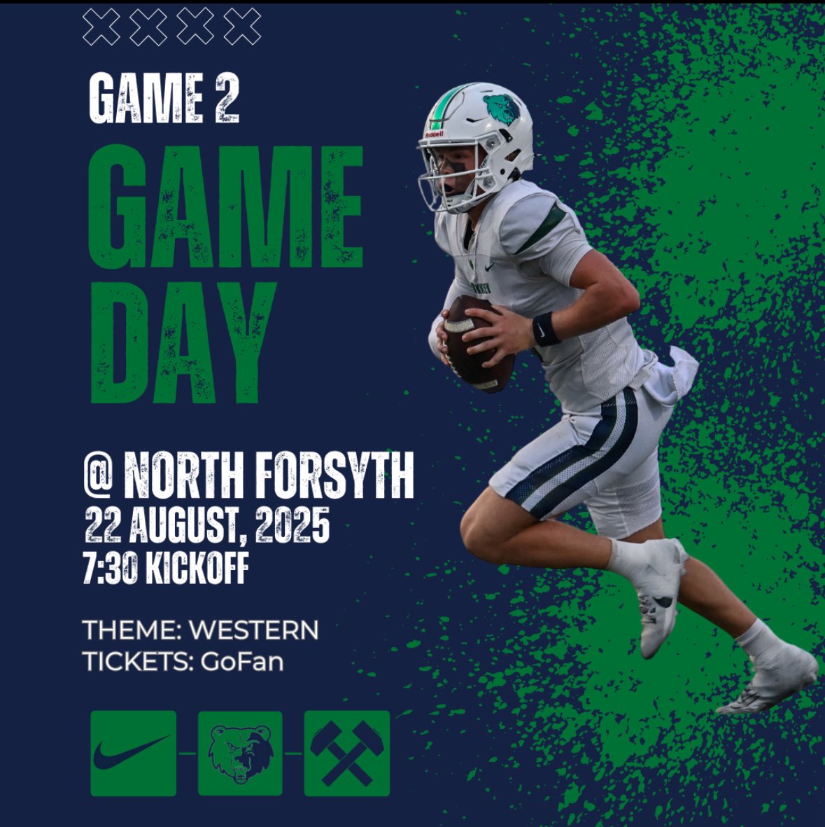 Opportunity #2. The Grizzlies travel to Coal Mountain for a battle with the Raiders. #StrikeTheStone