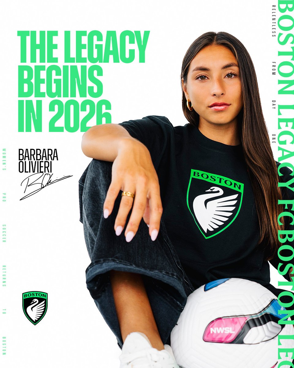 🚨 New Signing Alert 🚨

Barbara Olivieri is officially joining the Legacy in 2026.
