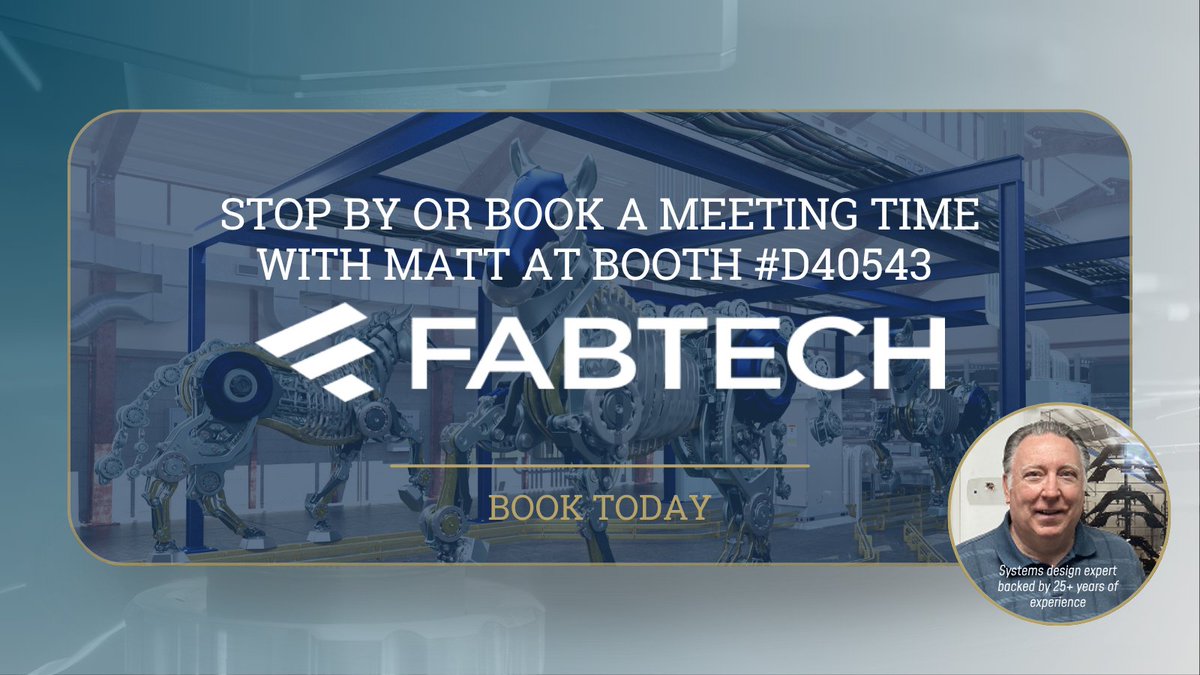 Heading to FABTECH 2025? Visit RW Conveyor to see how our overhead conveyor systems boost throughput, free up floor space, and cut handling time.

Find us at Booth D40543 or book a meeting: rwconveyor.com/contact-us/

#FABTECH2025 #OverheadConveyors