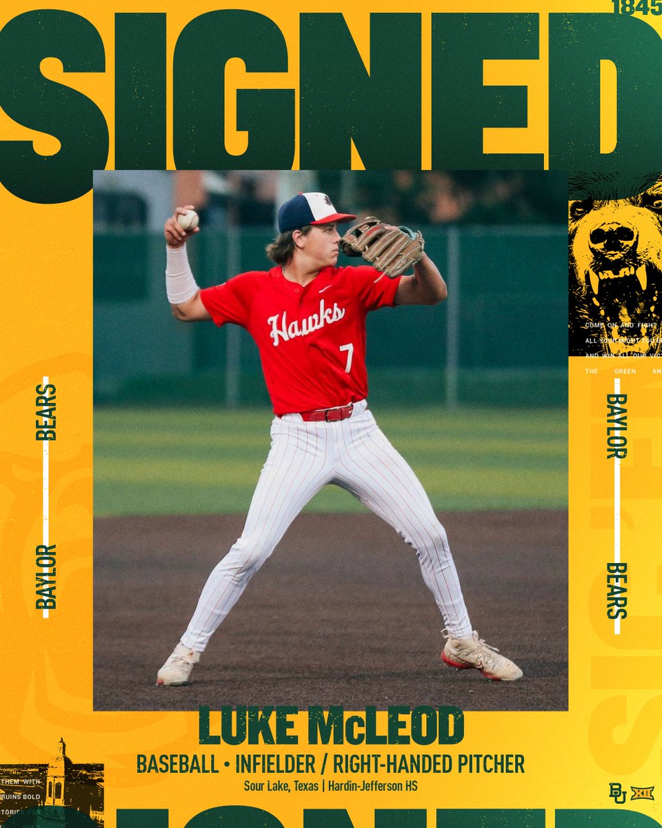 A two-way freshman standout ready to make an impact 😤

✅ <a href="/luke_mcleod7/">Luke_mcleod7</a> 

#SicEm 🐻⚾️ | #Together