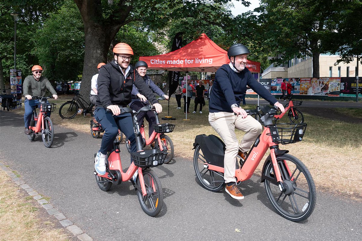 Edinburgh is back in the saddle! Today we launched our new trial cycle hire scheme, which will be delivered by <a href="/voitechnology/">Voi Technology</a> 🚴

Residents and visitors will be able to use the new e-bikes from 3 September.