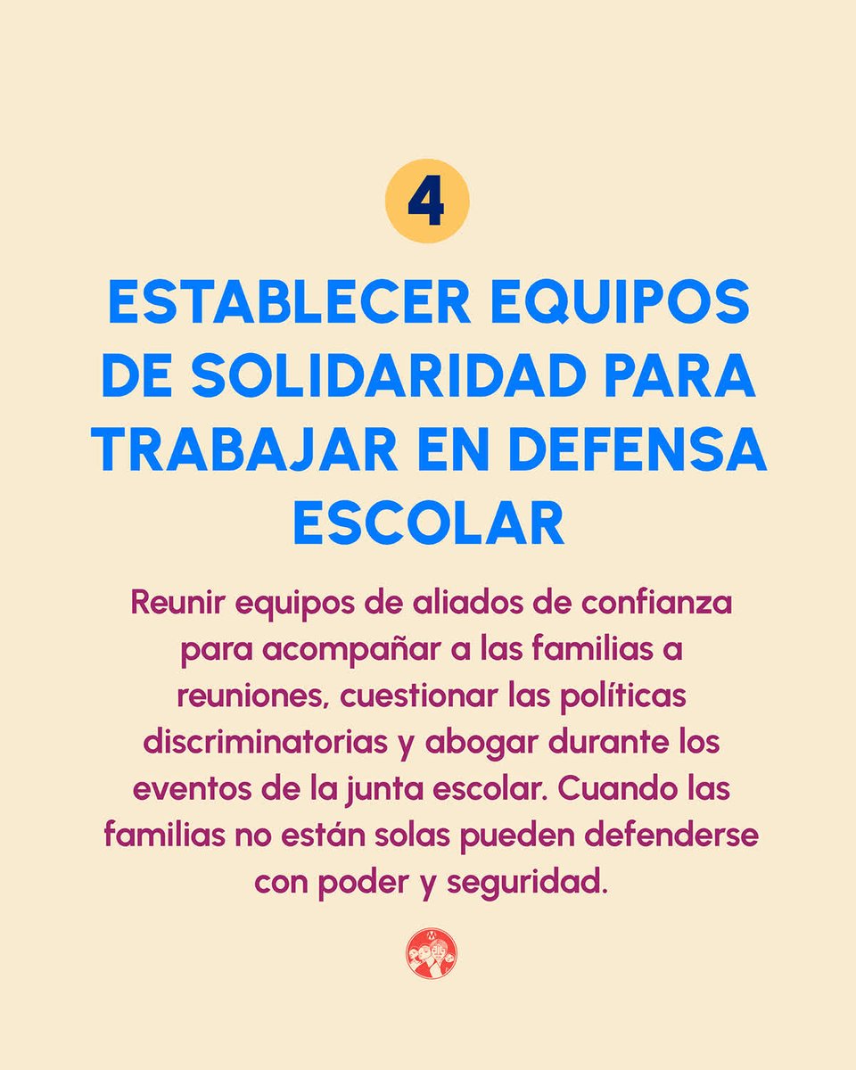 MamasConPoder's tweet image. Como aliados, podemos:
➡️ Organizar recursos comunitarios.
➡️ Crear canales de comunicación seguros.
➡️ Ofrecer apoyo académico y emocional.
➡️ Defender a las familias en reuniones escolares.
¡Unidos, las familias son más fuertes! ¡Es hora de actuar!
#MamasConPoder