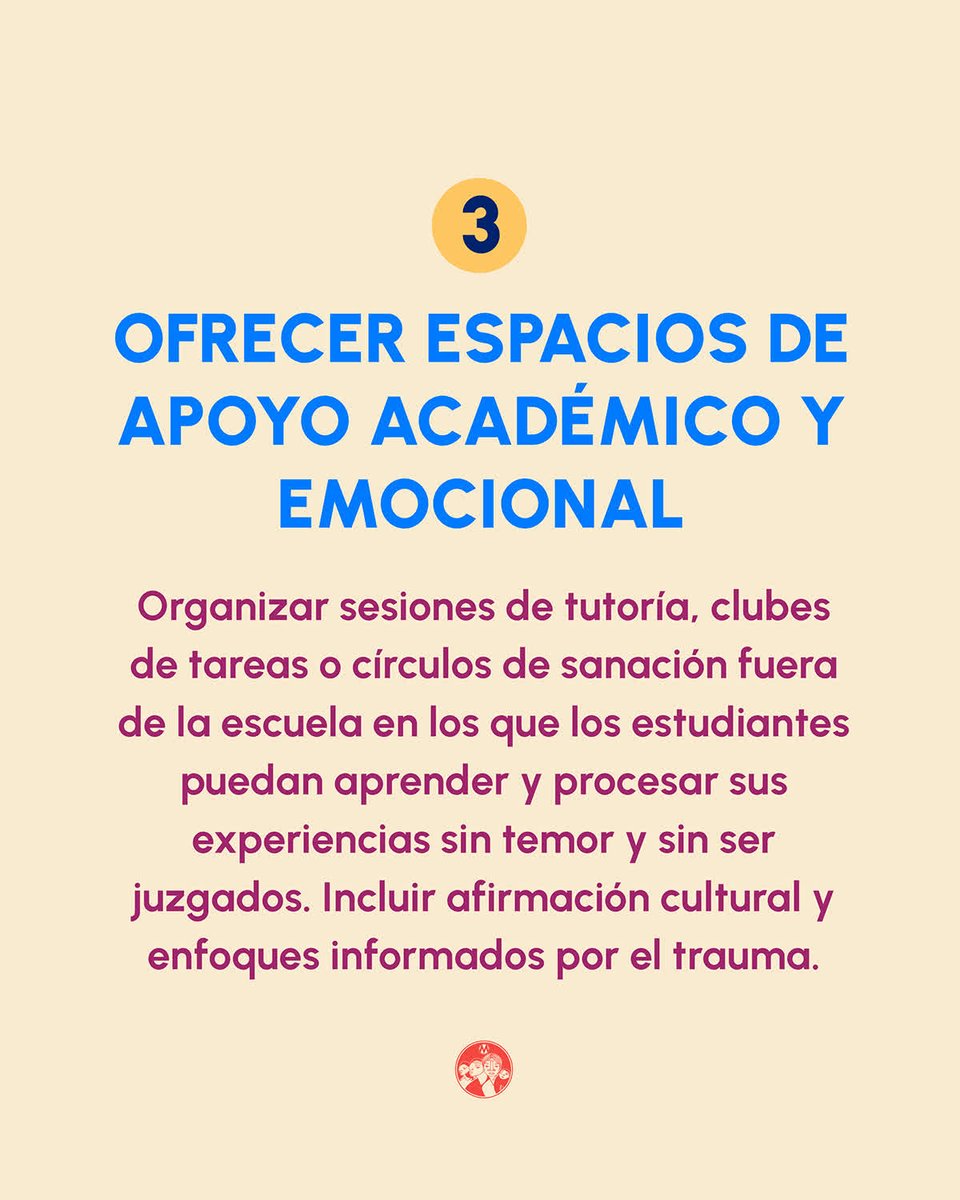 MamasConPoder's tweet image. Como aliados, podemos:
➡️ Organizar recursos comunitarios.
➡️ Crear canales de comunicación seguros.
➡️ Ofrecer apoyo académico y emocional.
➡️ Defender a las familias en reuniones escolares.
¡Unidos, las familias son más fuertes! ¡Es hora de actuar!
#MamasConPoder