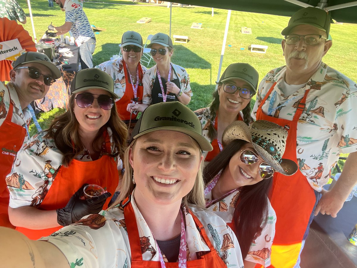 Chili is served! 

Graniterock participated in the 2025 Annual United Contractors BBQ &amp; Chili Cook-Off this year, bringing our A-game as the Chili Wranglers.