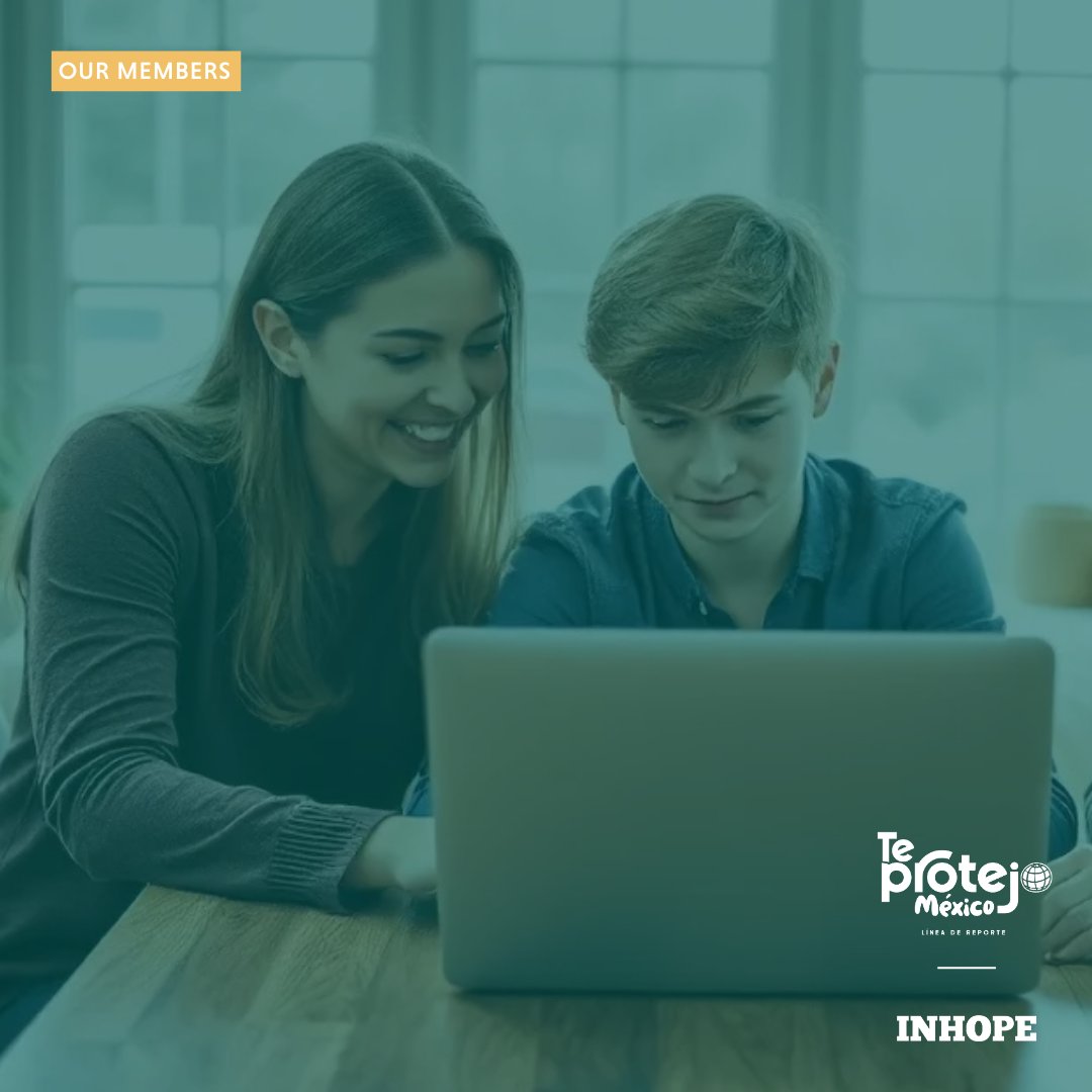 INHOPE member #TeProtejoMéxico will be launching a new app, allowing children and teenagers to report harmful content with just one click from their mobile phones. Stay tuned for updates 🔗ow.ly/5bEs50WJqk0

#ReportoYTeProtejo #InternetSeguro #NiñezSegura