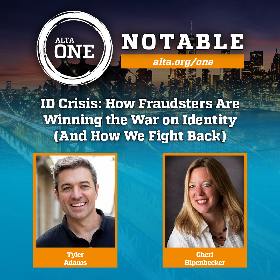 ALTAonline's tweet photo. ๐จ #Fraud never sleeps. โID Crisisโ at #ALTAONE shows how deepfakes & impersonation are evolving & how to stop them.
โ
CE/CLE credit available
๐
Oct. 7-10 in NYC
๐ Register by Aug. 29 for the #EarlyBird rate: https://t.co/FywLpCECtw
#realestate #insurance https://t.co/qph5bTuW3z