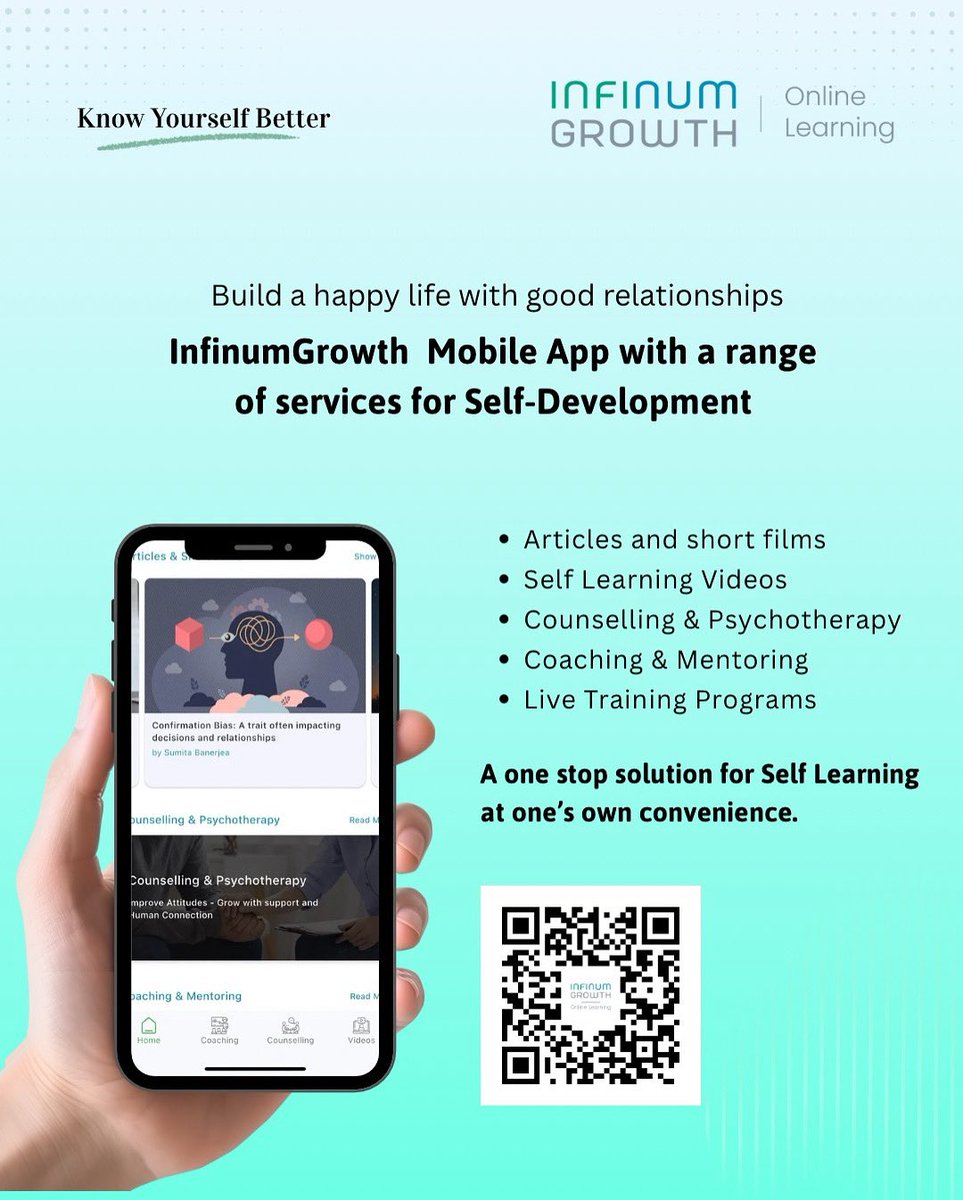InfinumG's tweet photo. Want to know yourself better ? 
Download now to get started! #selfdevelopment #emotionalwellbeing #counselling https://t.co/gSIfzkXoLq