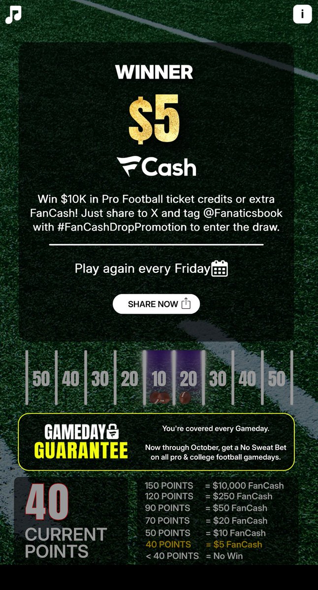 Unknown_RTs's tweet photo. Play the #FanCashDropPromotion today

⁦@FanaticsBook⁩  https://t.co/1aVUqbMdSR https://t.co/icG1uvvf1W