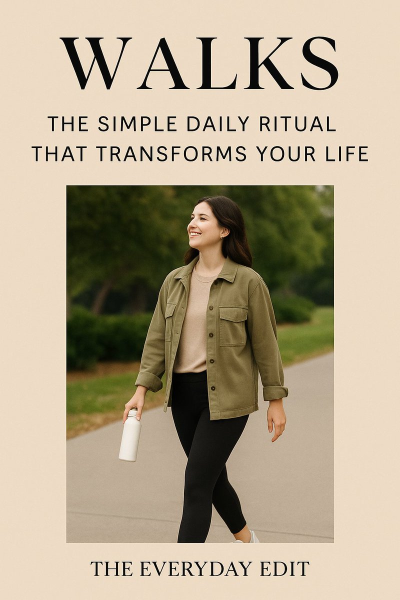 MyEverydayEdit's tweet photo. 🚶‍♀️ Walks can reset your day, spark creativity &amp; bring calm.
Do you prefer morning, nature, or evening walks? 🌞🌿🌙
#HealthyHabits #MindfulLiving #JoyfulMovement
https://t.co/ejXvykGGPp https://t.co/t7ydcrmMVT