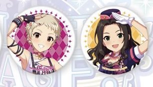 ってか待って缶バッジの並び恵磨ちゃんと夏美さん、ポーズが綺麗にシンメになっててめっちゃ良い