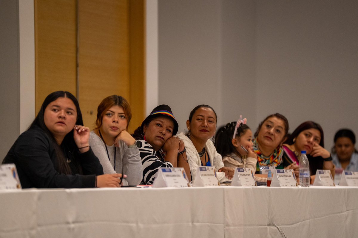 moecolombia's tweet photo. #ColoquiosMujeresConPoder 💪🙋‍♀️

En este momento empieza el Panel sobre los desafíos institucionales de la Ley Estatutaria 2453 de 2025 sobre #Violencia contra la #MujerEnPolitica. 

Participan:

🔴 Tania Alejandra Salcedo Morales, de la Procuraduría Delegada para Asuntos Electorales y Participación Democrática, @PGN_COL .
🔴Paula Andrea Sierra, Directora para la Democracia, Participación Ciudadana y Acción Comunal del @MinInterior.
🔴Viviana Vargas de la Defensoría Delegada para Derechos de las Mujeres y Asuntos de Género, @DefensoriaCol.
🔴@SnMartinPamela, Exconsejera electoral del Instituto Nacional Electoral (INE) de México e integrante del Consejo Asesor de Contenidos de META.

Modera: Ángela Rodríguez Sarmiento, Directora país del Instituto Holandés para la Democracia Multipartidista – @NimdColombia 

Con el apoyo de : @UEenColombia @OpenSociety @SwedeninCOL 

@Resander_ @Fundimur @pdpboyaca @MmYoPuedo #ANUCColónPutumayo @psrsuroriente