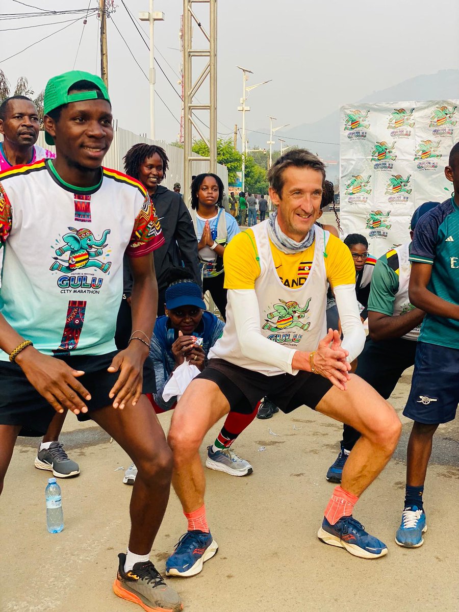 The mountains have felt the first steps—the shakeout run is complete! #TuskerLiteRwenzoriMarathon weekend officially begins 🔥