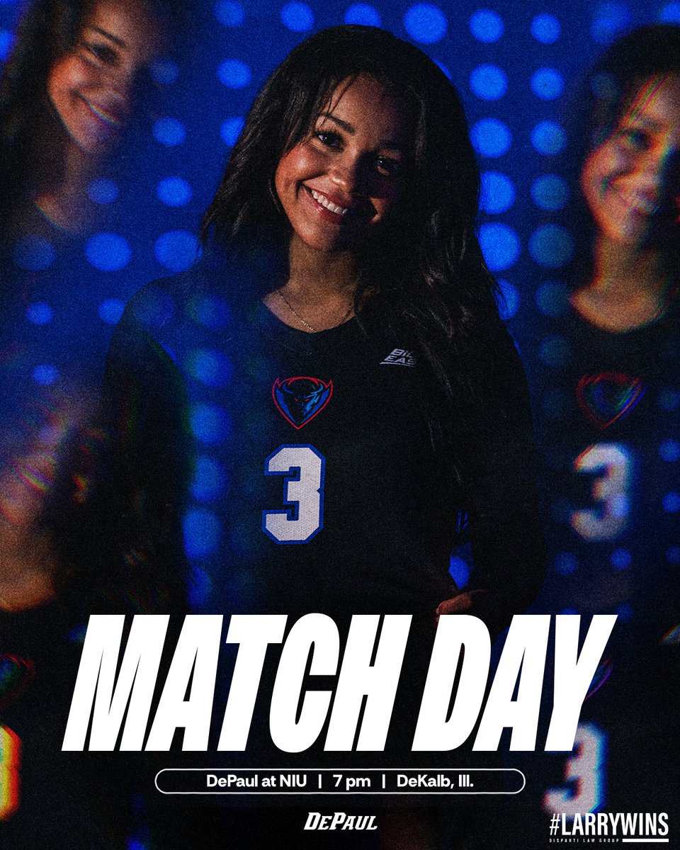 DePaul Volleyball (@depaulvball) on Twitter photo Ready to roll
🆚 NIU (Exh.)
🕖 7 p.m.
📍 DeKalb, Ill.
🏟️ Convocation Center
#BlueGrit🔵😈 | <a href="/DispartiLaw/">Disparti Law Group</a> Ready to roll
🆚 NIU (Exh.)
🕖 7 p.m.
📍 DeKalb, Ill.
🏟️ Convocation Center
#BlueGrit🔵😈 | <a href="/DispartiLaw/">Disparti Law Group</a>