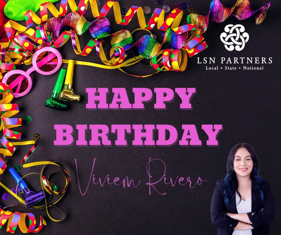 Happy Birthday to Viviem Rivero! The person who keeps the LSN Partners' offices running smoothly every day. We hope your donut celebration yesterday was the start of many to come! Happy happy birthday, Viv! #LSNBirthday