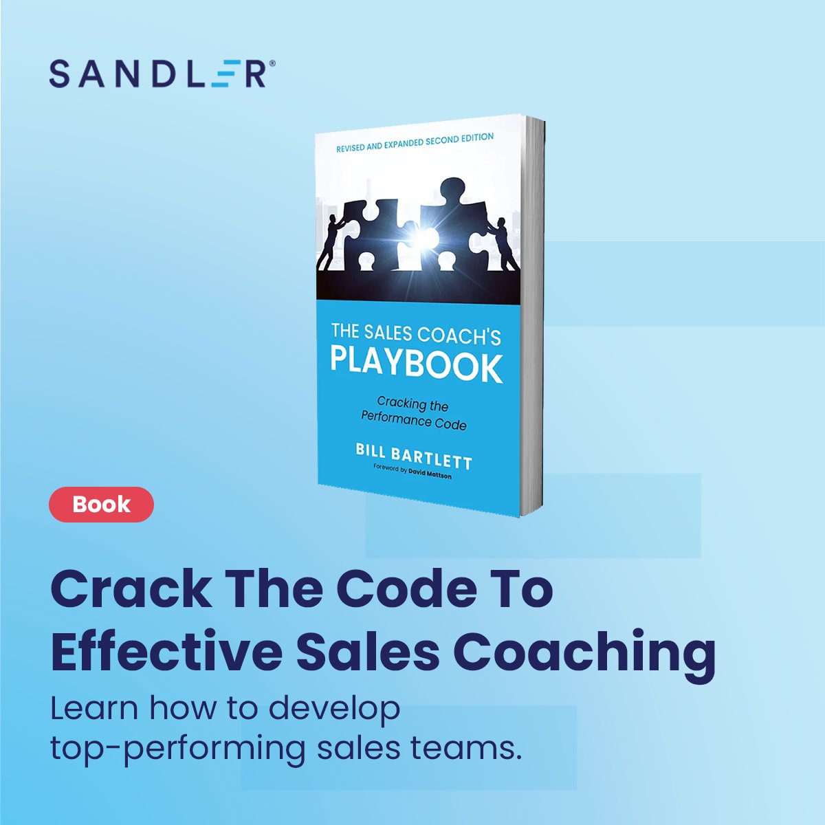 Great sales coaching isn’t one-size-fits-all. 🏆 "The Sales Coach’s Playbook" shares proven strategies to unlock your team’s potential. Get your free chapter: info.sandler.com/book-the-sales…

#SalesCoaching #Leadership #SandlerTraining