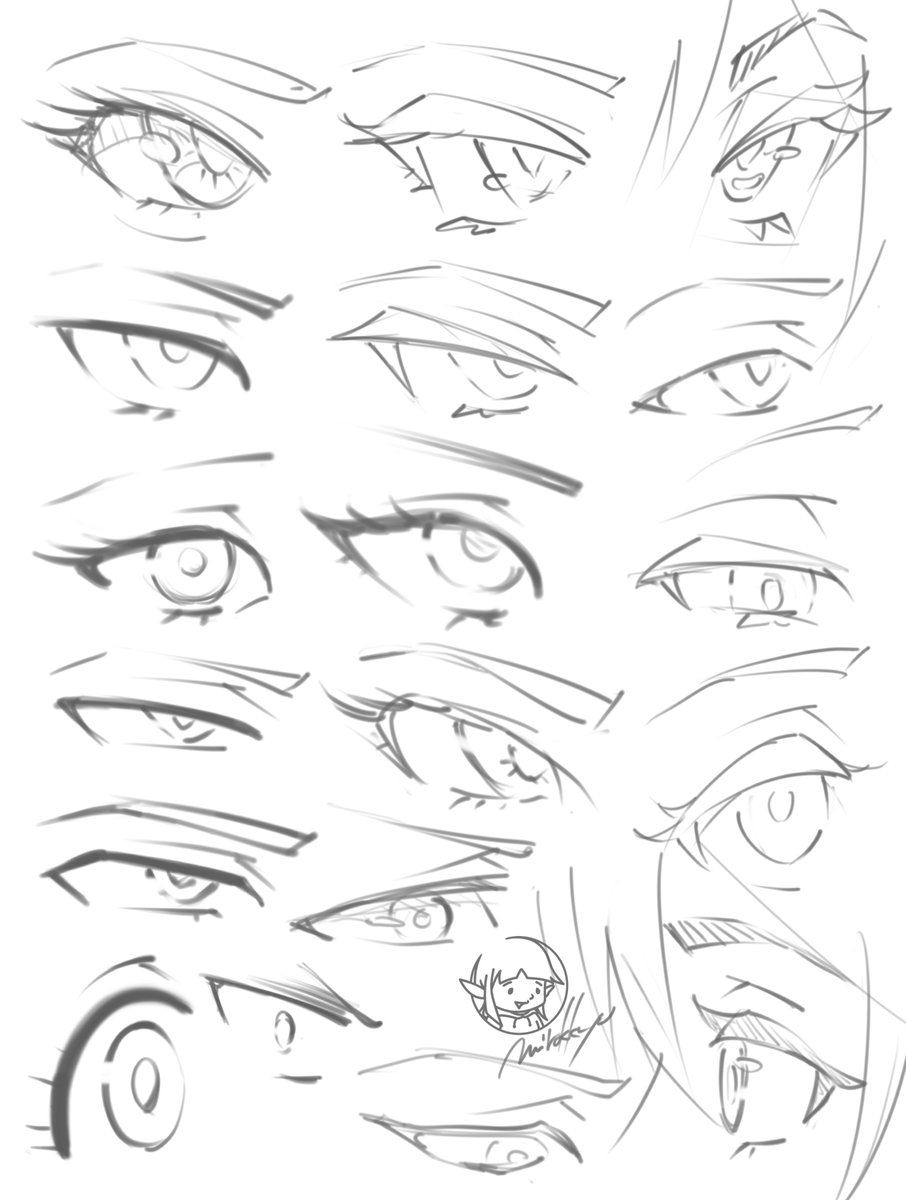 目の練習✏️
#スケッチ #クロッキー