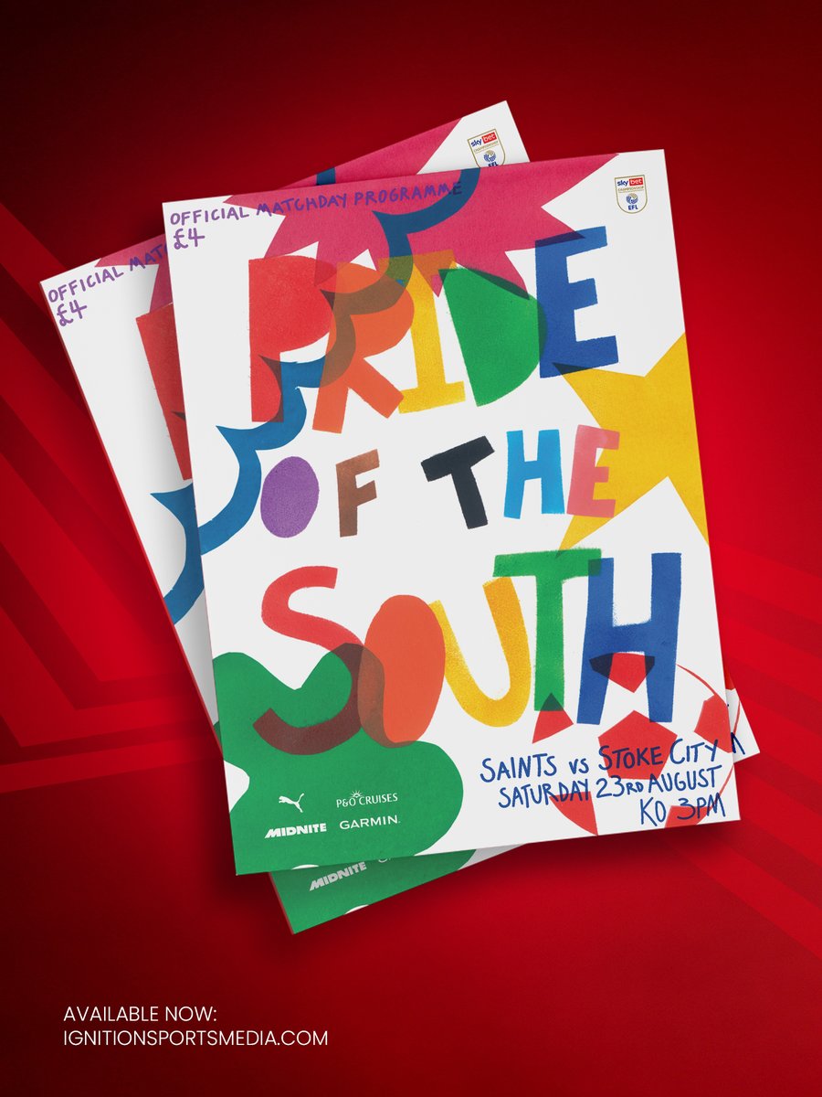 Today's programme cover celebrates the start of the city's annual Pride event, championing equality, visibility and community 🏳️‍🌈

✍️ Ozzy Crawley