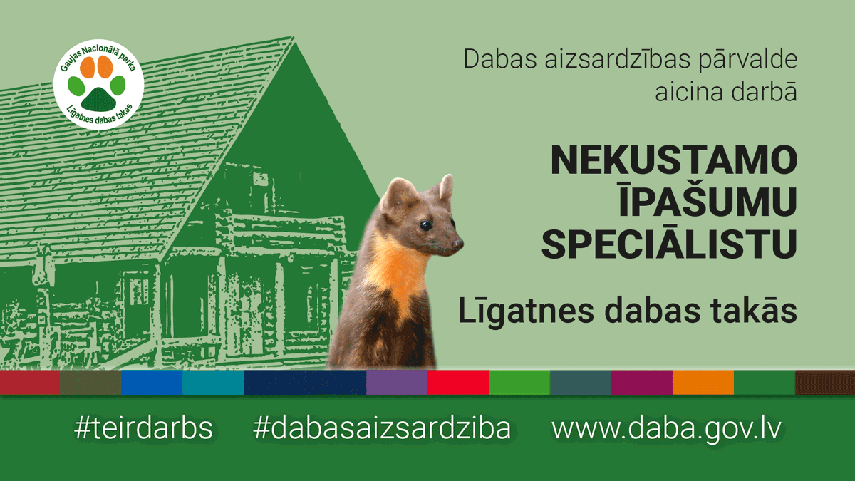 Dabas aizsardzības pārvalde (@dabadap) on Twitter photo #teirdarbs
🔍 Meklējam un aicinām savā komandā nekustamā īpašuma speciālistu Līgatnes dabas takās uz nenoteiktu laiku! Motivētu vēstuli un CV sūti uz vidzeme@daba.gov.lv līdz 07.09.2025.
👉 Plašāk: daba.gov.lv/lv/vakance/nek…. #teirdarbs
🔍 Meklējam un aicinām savā komandā nekustamā īpašuma speciālistu Līgatnes dabas takās uz nenoteiktu laiku! Motivētu vēstuli un CV sūti uz vidzeme@daba.gov.lv līdz 07.09.2025.
👉 Plašāk: daba.gov.lv/lv/vakance/nek….