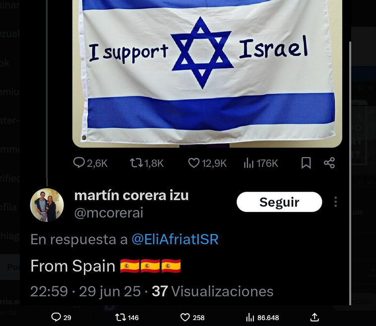 Dimisioa eman du sare sozialetan Israelen aldeko mezuak zabaltzen zituen Osasunako zuzendaritza batzordeko kideak. Atzo izendatu zuten Martin Corera Izu zuzendaritza batzordeko  kide, eta gaur dimititu du. dlvr.it/TMdPHY