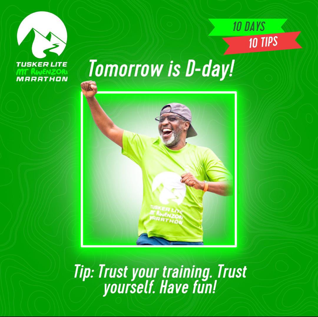 Energy. Unity. Mountains. 🌄 The shakeout run was just a taste of what’s to come at the #TuskerLiteRwenzoriMarathon. Have you arrived yet?