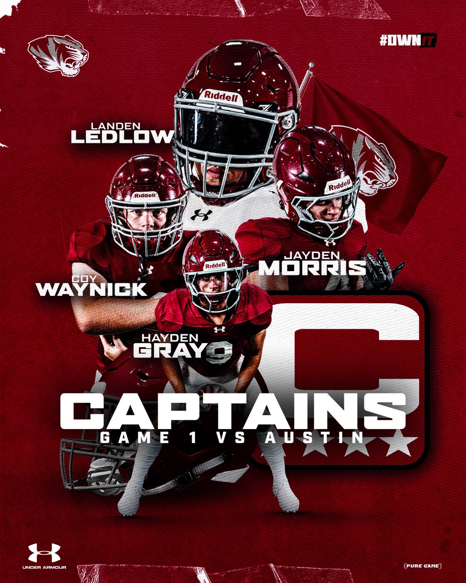 Captains for tonight’s game. #OwnIt