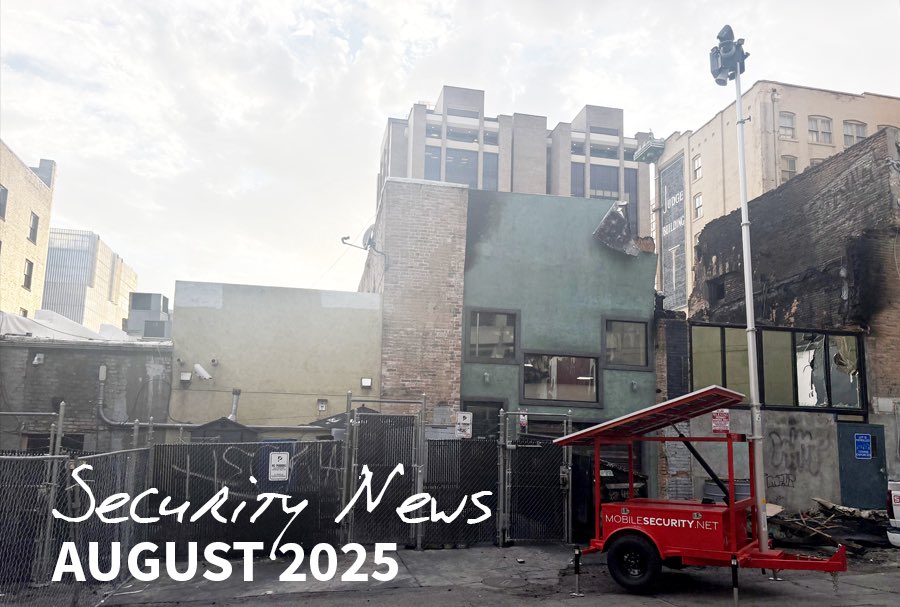 August Security News

This month’s photo was taken right after a major fire tore through part of Salt Lake City’s hospitality district, we deployed our MobileSecurity.net trailer to provide surveillance until rebuilding begins. 
See more here:

createsend.com/t/j-A988BC5D5A…