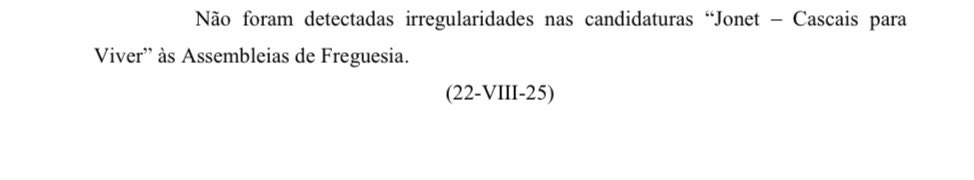João Maria Jonet (@jm_jonet) on Twitter photo Com uma equipa de independentes e voluntários e no meio desta burocracia toda só pode ser um orgulho receber estes despachos que nos dizem que somos a única candidatura sem irregularidades. Agora é um mês e meio de luta! Vamos embora 🧡 <a href="/jonetcascais/">Jonet: Cascais Para Viver</a> Com uma equipa de independentes e voluntários e no meio desta burocracia toda só pode ser um orgulho receber estes despachos que nos dizem que somos a única candidatura sem irregularidades. Agora é um mês e meio de luta! Vamos embora 🧡 <a href="/jonetcascais/">Jonet: Cascais Para Viver</a>
