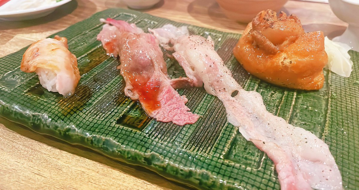 肉寿司は完全栄養食です