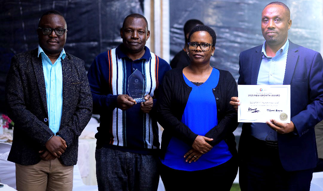 UGAFODE Microfinance Limited (MDI) last week received the 2025 New Growth Award from Opportunity International  for having the highest growth rate in portfolio value among Opportunity International's agriculture finance partners.