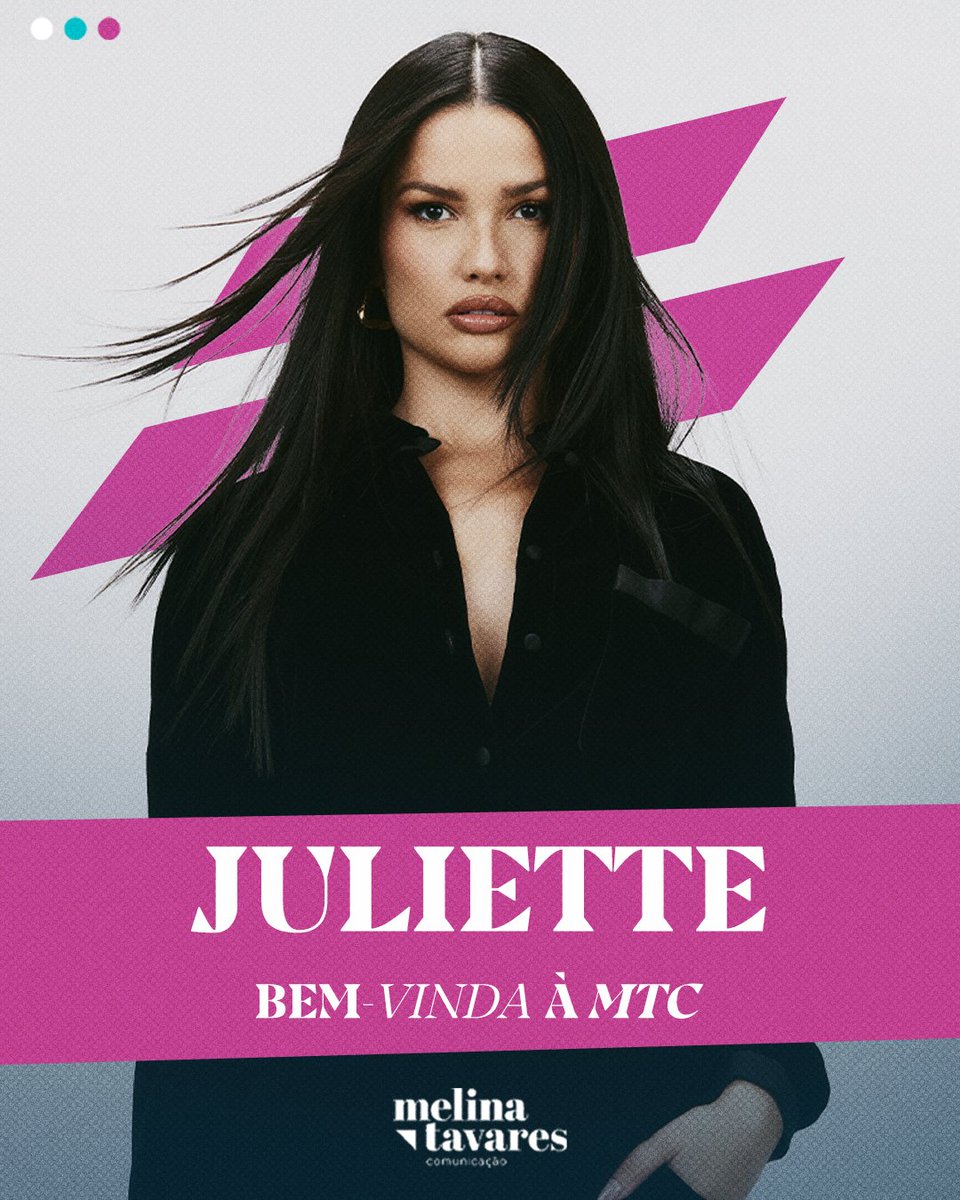 melinatavarespr's tweet photo. É com orgulho que damos as boas-vindas à força e ao talento de @juliette no nosso #MTCSquad!

Estamos felizes em ter a sua potência e personalidade com a gente nessa nova jornada! 🌵✨ https://t.co/CypjAqMVI8