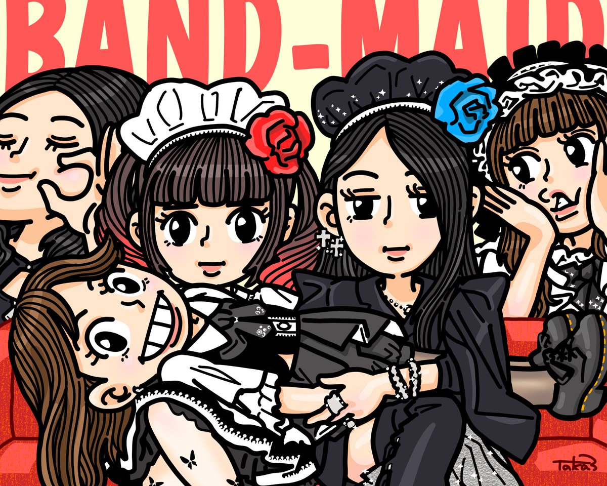 ㊗️12周年オメデトウ!🎉🎊🕊️🎀
#bandmaid 