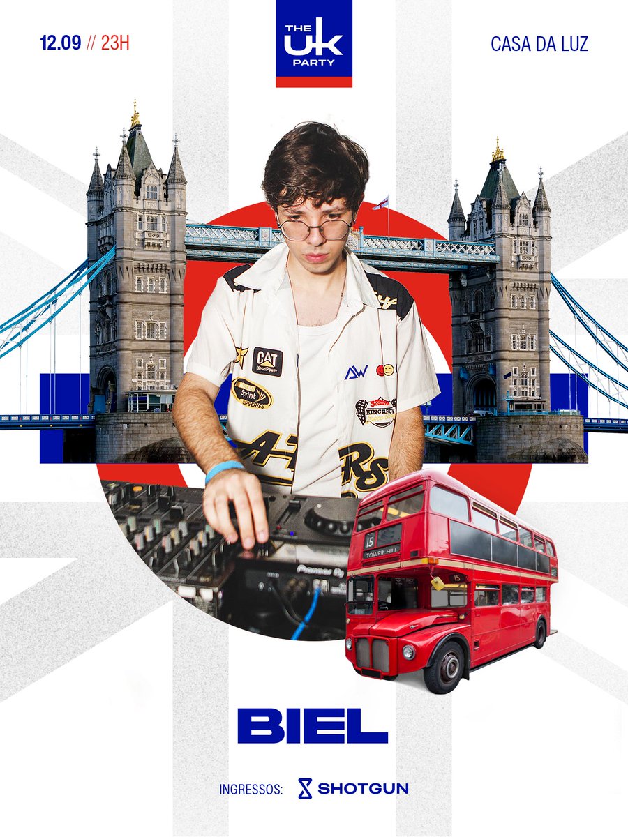 ukpartysp's tweet image. E o nosso primeiro DJ confirmado é o @caetanobiell ✨

Criador da Clubbz, que engloba várias festas como a Dopamina, Rush! e Rookie, Biel vem para agitar a pista da UK Party com uma mistura de gêneros musicais em seu set. 💃🇬🇧

🎟️ Ingressos disponíveis: shotgun.live/en/events/uk-p…