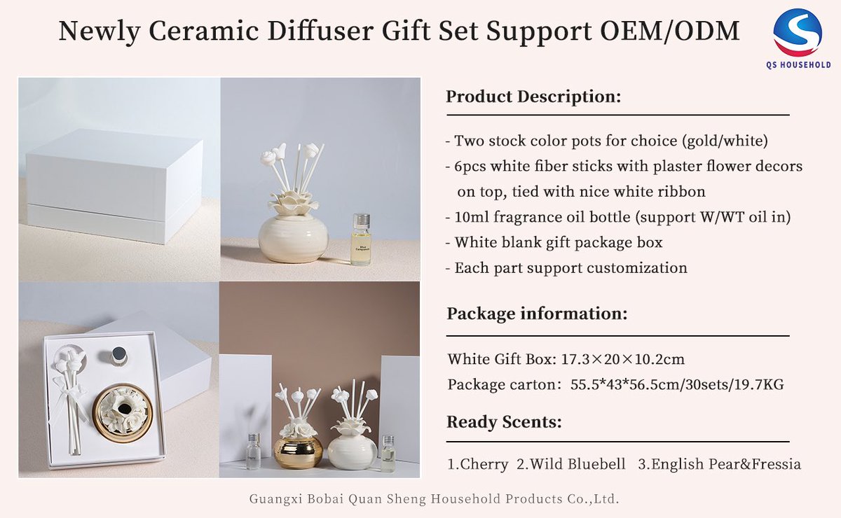 caronwong017's tweet image. Hot sale ceramic flower gift set 
#ceramicflower #ceramicdiffuser #homefragrance #homediffusers