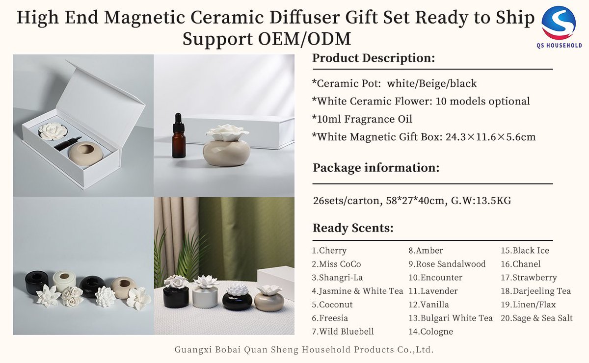 caronwong017's tweet image. Hot sale ceramic flower gift set 
#ceramicflower #ceramicdiffuser #homefragrance #homediffusers