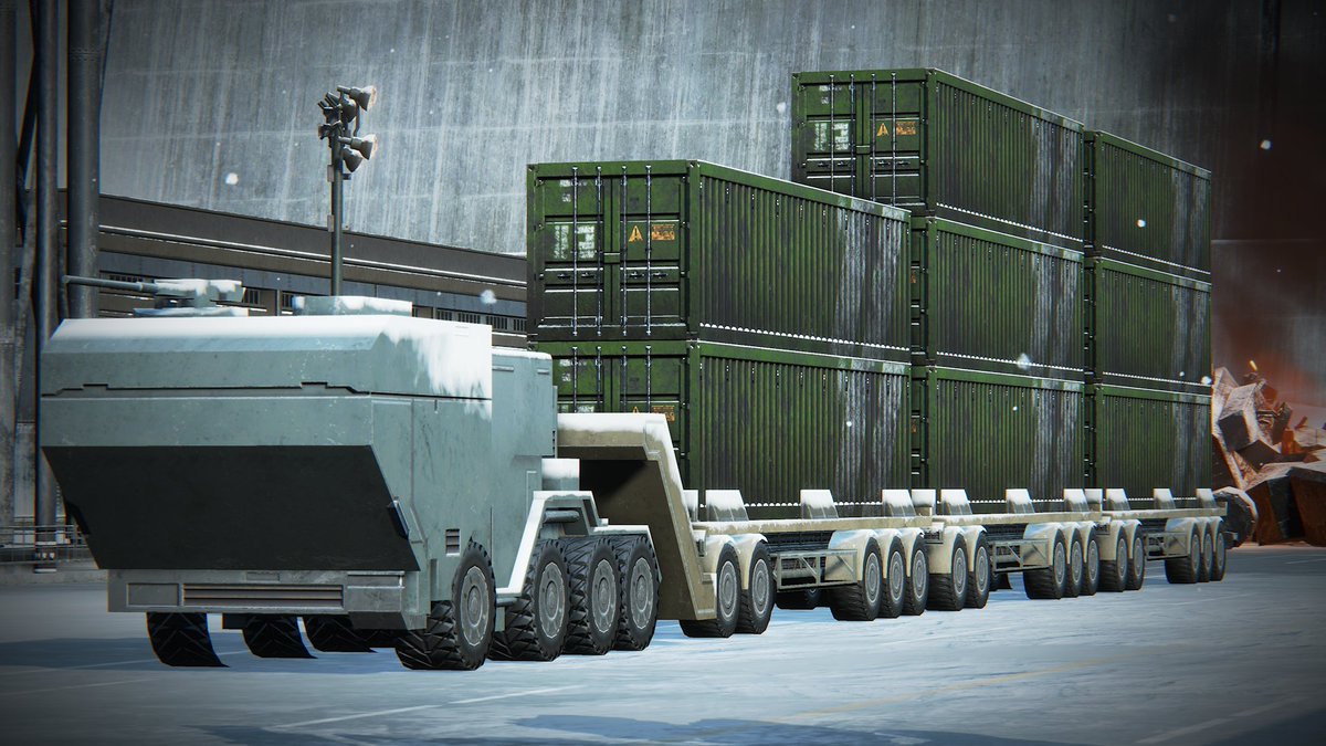 アーマードコア6に出てくる、「昔のアーマードコアだったら（申し訳程度の）機銃ついてる護衛対象のトラック」好き。
このトラックが動いてる(喋ってる)シーン見たかった。