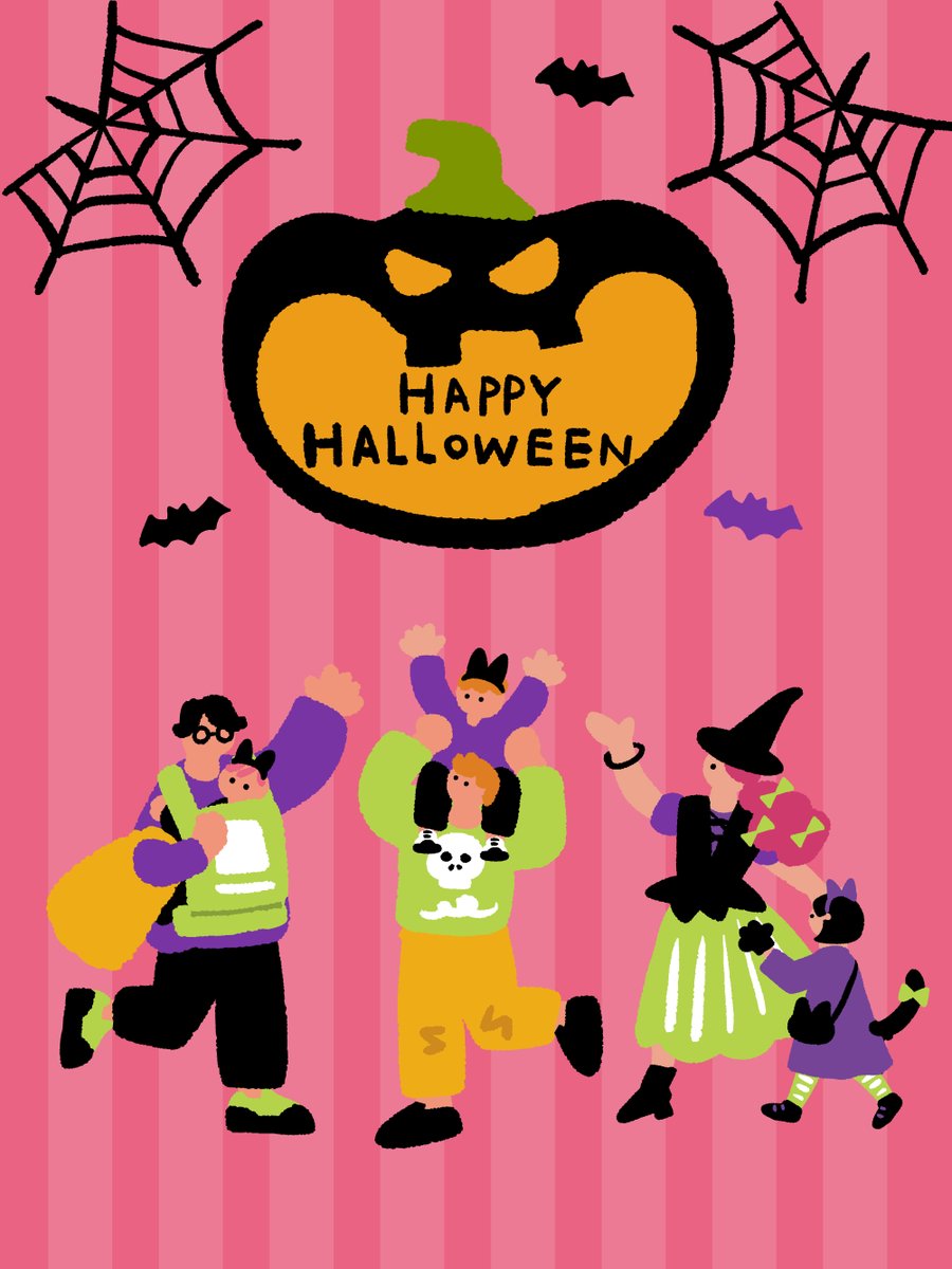 matsuillust5's tweet photo. お馴染みの素材たちをハロウィン仕様にアップデート中🎃 https://t.co/AizSMbmbUt