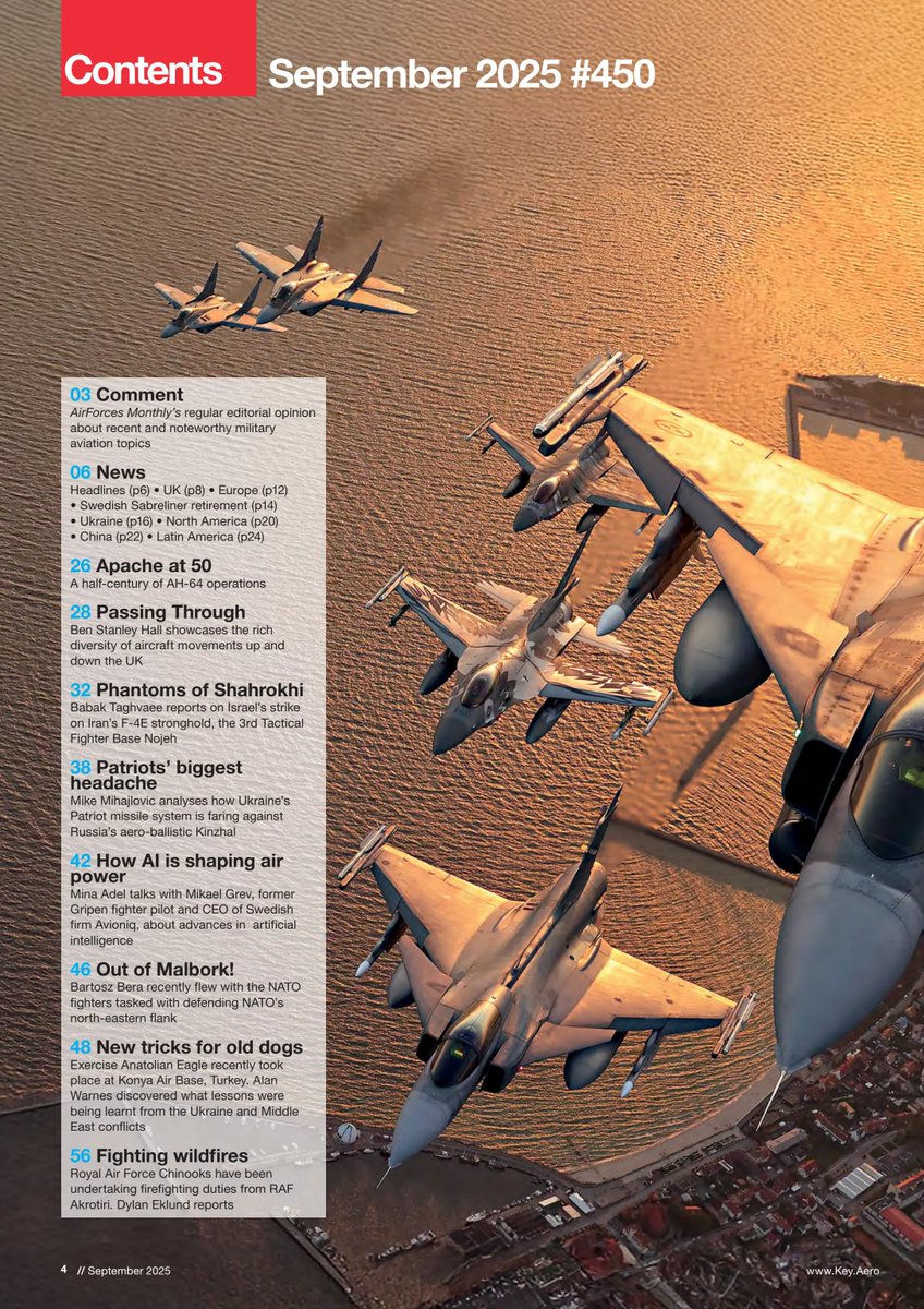 MihajlovicMike's tweet photo. I am truly pleased to see that my article on the Patriot and Kinzhal missiles  (Patriot's headache) has been featured on the front cover of Air Force Monthly magazine.

The same issue also features articles by my friends Babak Taghvaee and Mina Adel, placed back-to-back with mine.