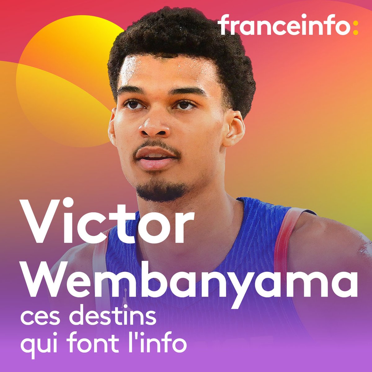 franceinfo pro (@franceinfopro) on Twitter photo ☀️ Cet été, <a href="/franceinfo/">franceinfo</a> vous raconte le destin des grands noms de l'actu !
🏀 Victor Wembanyama (<a href="/wemby/">Wemby</a>) raconté par <a href="/xaviermonferran/">Хаvier Monferran ⚽️🏀⚾️🏟🧳🚄✈️🎤</a>
"Il découvre le ballon orange. Ce n'est pas une question de taille, pas encore. C'est juste une évidence." ☀️ Cet été, <a href="/franceinfo/">franceinfo</a> vous raconte le destin des grands noms de l'actu !
🏀 Victor Wembanyama (<a href="/wemby/">Wemby</a>) raconté par <a href="/xaviermonferran/">Хаvier Monferran ⚽️🏀⚾️🏟🧳🚄✈️🎤</a>
"Il découvre le ballon orange. Ce n'est pas une question de taille, pas encore. C'est juste une évidence."